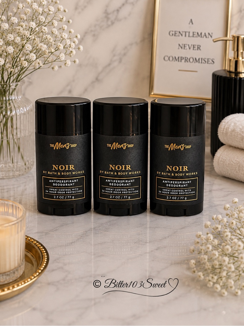 Bath and Body Works Men’s Noir Antiperspirant Deodorant X3